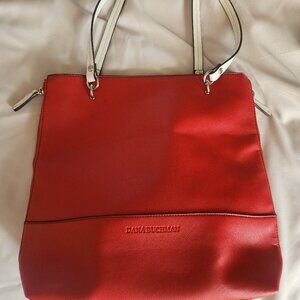 Dana Buchman Red leather bag